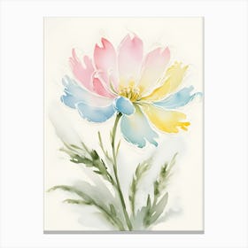 Watercolor Flower 1 Canvas Print