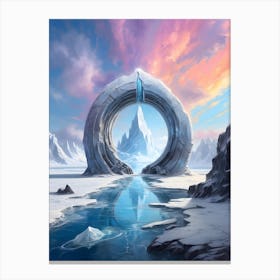 Snow Portal Canvas Print