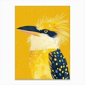 Yellow Kookaburra 2 Canvas Print