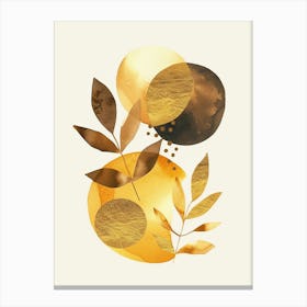 Golden Leaves 27 Canvas Print