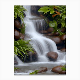 Tropical Waterfall 2 Canvas Print
