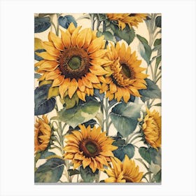 Sunflowers Print  Canvas Print