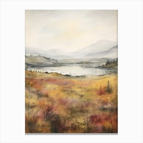 Autumn Forest Landscape Dovre National Park Norway 4 Canvas Print