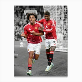 Joshua Zirkzee Of Manchester United Canvas Print