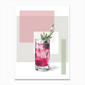 Blackberry Cocktail 1 Canvas Print