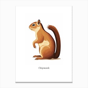 Data Set 33 Kids Animal Poster Canvas Print