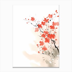 Japanese Cherry Blossoms Canvas Print