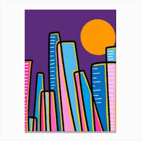 Minimalist Cityscape 1 Canvas Print