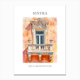 Sintra Travel And Architecture Poster 2 Canvas Print