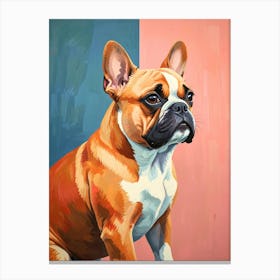 French Bulldog Painting Canvas Print