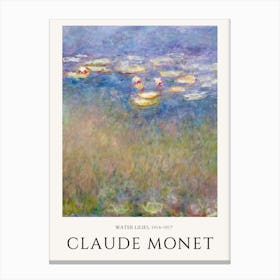 Claude Monet Water Lilies Canvas Print