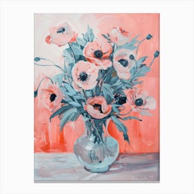 A World Of Flowers Poppy 4 Painting Canvas Print