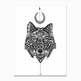 Luna Wolf Canvas Print