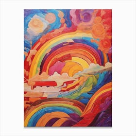 Rainbow In The Sky Canvas Print