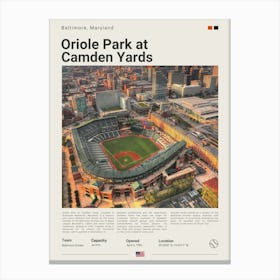 Baseball - Baltimore Orloles - Camden Yards 2 Canvas Print