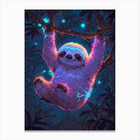 Sloth 26 Canvas Print