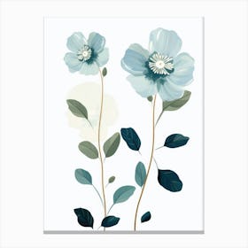 Blue Flowers 29 Canvas Print
