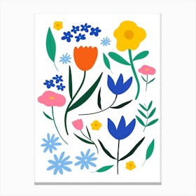 Spring Flower Power Canvas Print