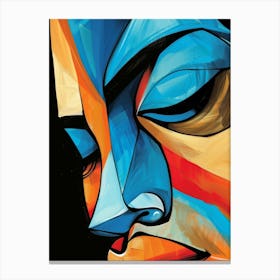 Abstract Of A Woman'S Face 18 Canvas Print