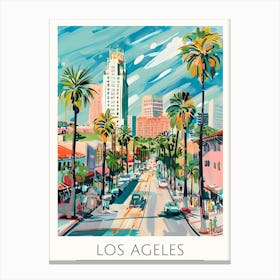 Los Angeles Cityscape Canvas Print