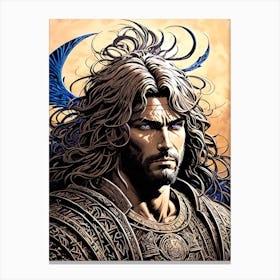 King Of The Dragons Canvas Print