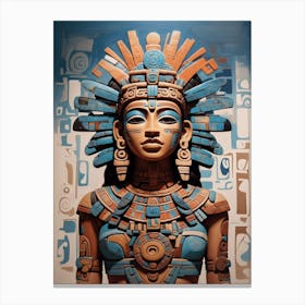 Aztec Goddess Canvas Print