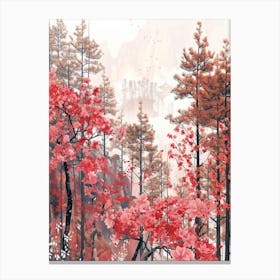 Chinese Cherry Blossoms 1 Canvas Print