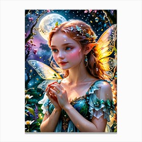 Praying Fairy Canvas Print