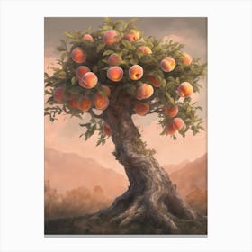 Peach Tree 2 Canvas Print