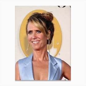 Kristen Wiig Retro Collage Movies Canvas Print