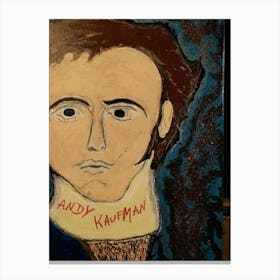 Andy Kaufman wrestling  Neck Brace  Canvas Print