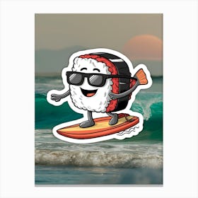 Sushi Sticker 3 Canvas Print