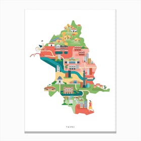 Taipei Canvas Print