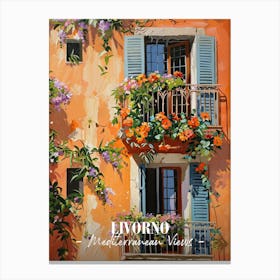 Mediterranean Views Livorno 3 Canvas Print