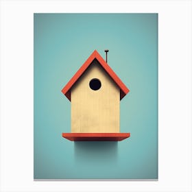 Minimalist Birdhouse3 Canvas Print