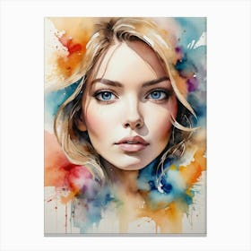 Watercolor Painting 1 Canvas Print