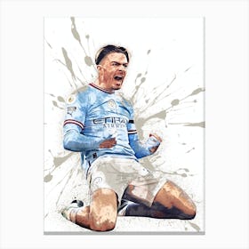 Jack Grealish Manchester City Canvas Print