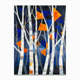 Colorful Trees In The Forest 4 Canvas Print