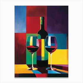 Two Glasses Of Wine Canvas Print