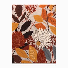 Fall Botanicals Gypsophila 2 Canvas Print