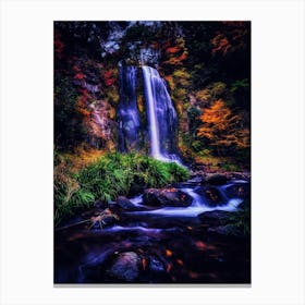 Nature Waterfall Cool Canvas Print