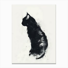 Cat Painting Canvas Print