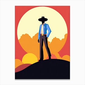 Wild West Cowboy Adventure Canvas Print