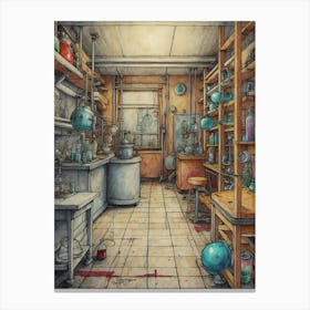 Chemistry Lab Canvas Print