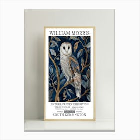 william morris owl 1 Canvas Print