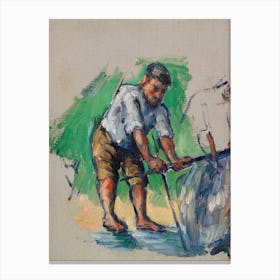 The Well Driller, Paul Cézanne Canvas Print