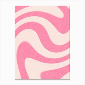 Pink Candy Wallpaper Canvas Print