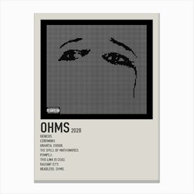 Deftones Poster Ohms Poster Canvas Poster Unframe Canvas Print