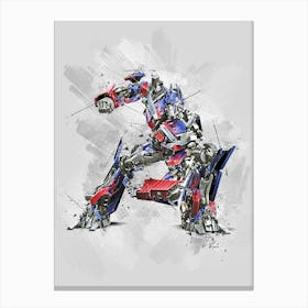 Optimus Prime Canvas Print