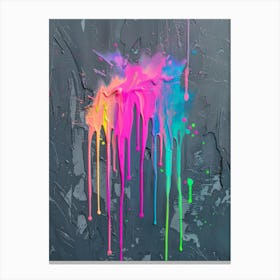 Dripping Paint Canvas Print
